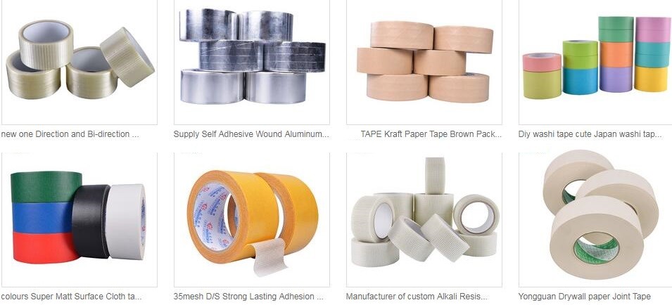 DUCT TAPE,MASKING TAPE,ANTI SLIP TAPE,CAMOUFLAGE TAPE,ALUMINUM FOIL TAPE,OEM bopp/opp packing ,polyethylene adhesive tap