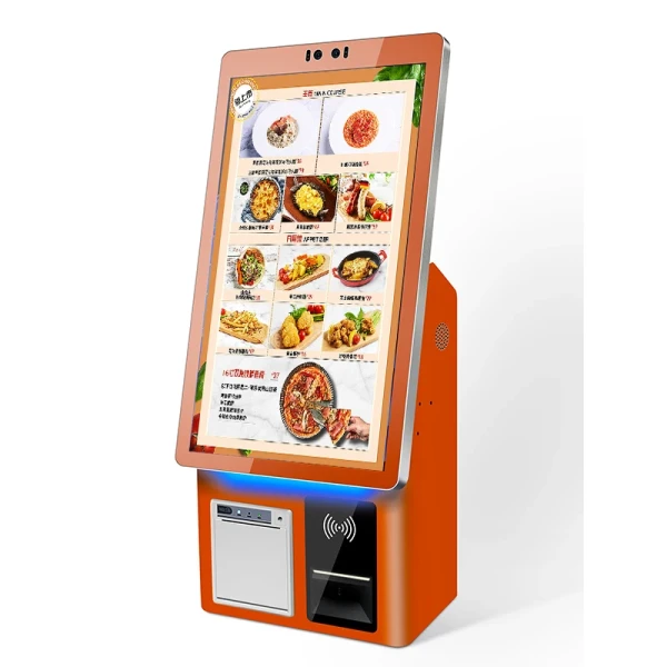 Android/Win Self Ordering Digital Kiosk With Ticket Printing QR RFID Scanner