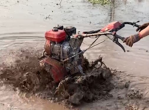 4 - WD - Self Propelled Tiller - Belt Connection 900mm Width 250mm Depth