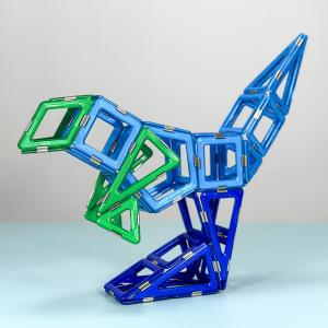 Popular Educational Magnetic Bricks Toys Velociraptor Magnetic Blocks 3D Structure