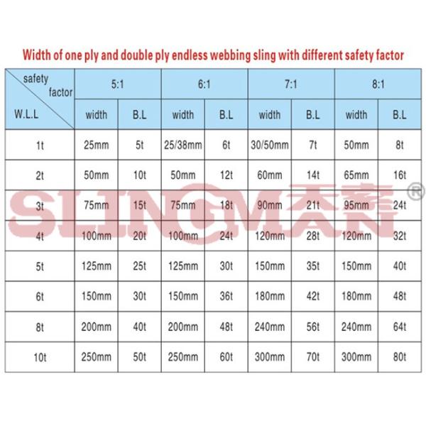 Heavy Duty 5000KG Polyester Endless Webbing Sling