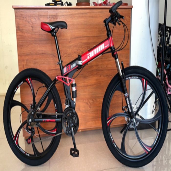Double Disc Brake Aluminum Mountain Bike , 26 Inch Women's Mountain Bike