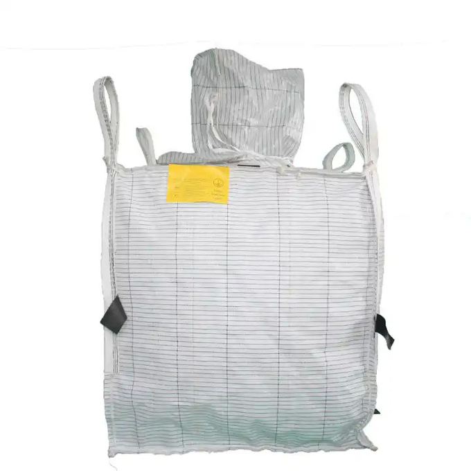 Square Bottom FIBC Bulk Container Bag , Foldable FIBC Jumbo Bags For Packaging