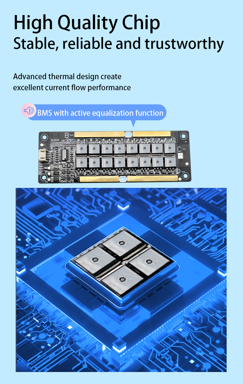 18650 bms with Balancer for lithium battery bms 3S 50a lithium battery pack case 12v bms for Home appliances