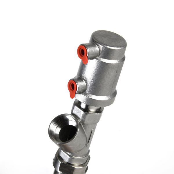 China Pneumatic Actuator Anti-Drip Filling Nozzle Liquid Control Valve with Needle Structure Base Media Inner Seal Filling Valve