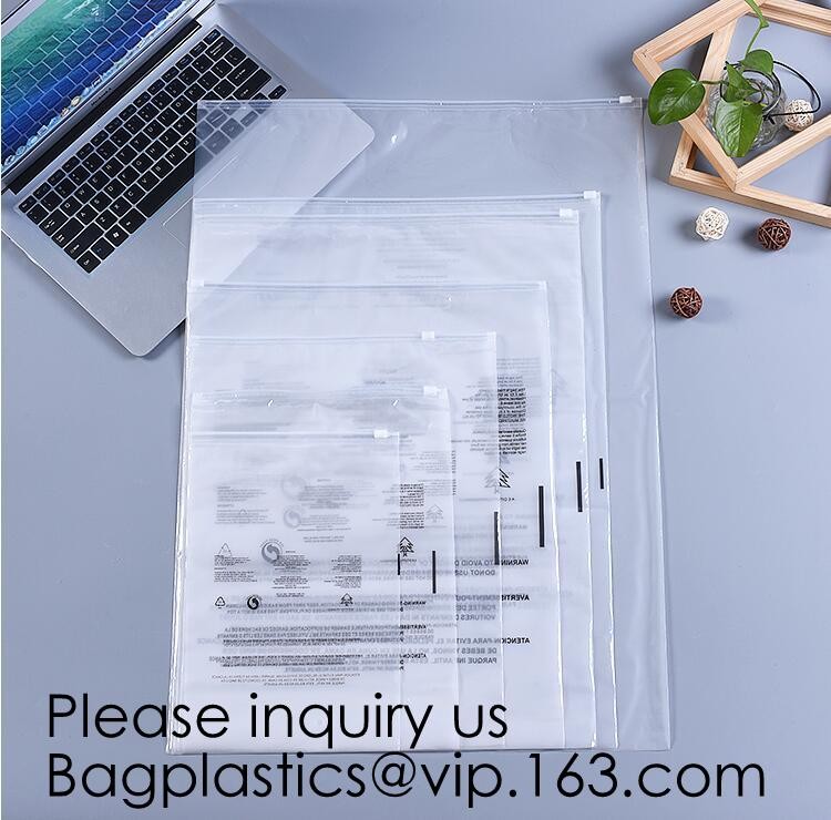 Metal Clip Zipper Slider Closure Bags, Zip Envelope, Clear Color A5 Size Paper Document File Invoice Bill Zipper Bag Pen