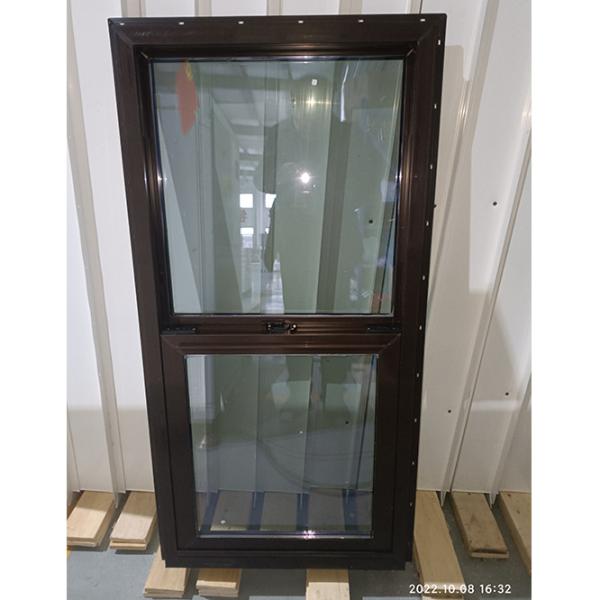 Quality Crescent Lock Top Fixed Sash Single Hung Windows UPVC Lower Panel Low-E Glass for sale
