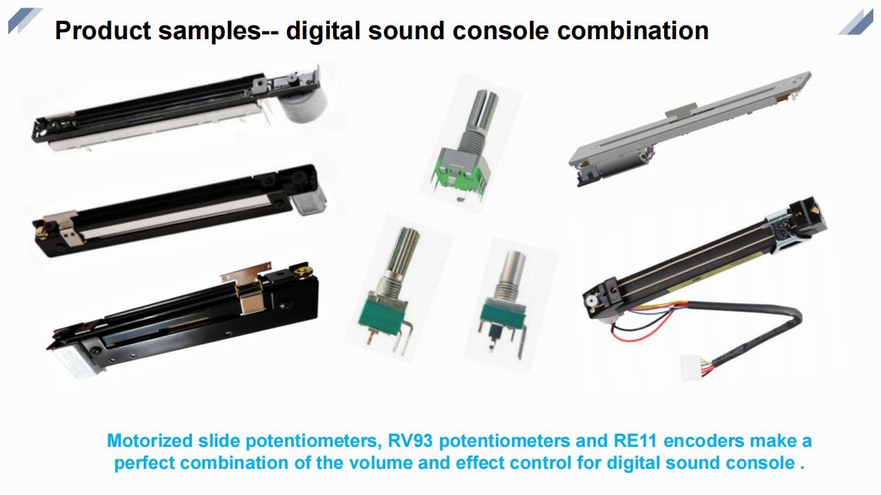 Motor Driven Linear Slide Potentiometer For Professional Audio RAM1001W