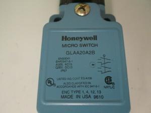 China Honeywell GLAA20A2B Snap Action Limit Switch Side Rotary 10A 600 VAC 250 VDC Zinc GLA Series wholesale