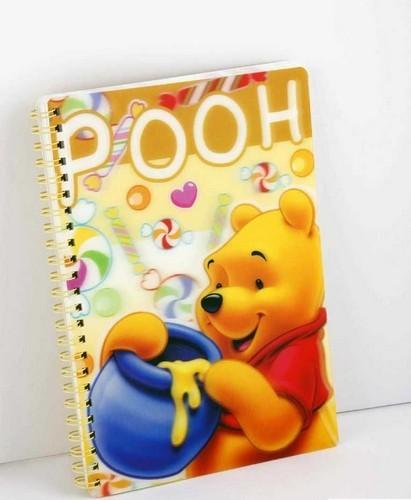 Quality PLASTIC LENTICULAR Promotional pp pet 3d lenticular notebook/dairy notebook/spiral notebook printing for sale
