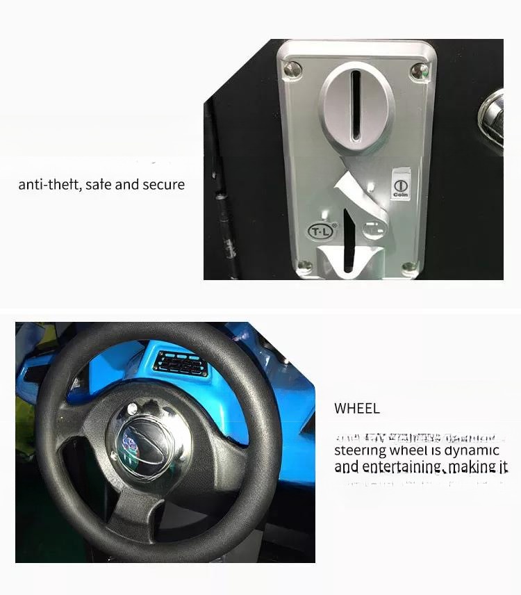 Coin Operated Connecting Dynamic Arcade Car Racing Machine With Wonderful Music