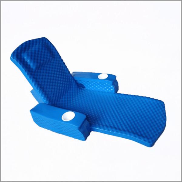 Quality Foam Cushion Swimming Pool Floating Chaise Lounger for sale