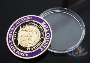China Multi Colored Sports Challenge Coins , Durable Custom Commemorative Coins on sale