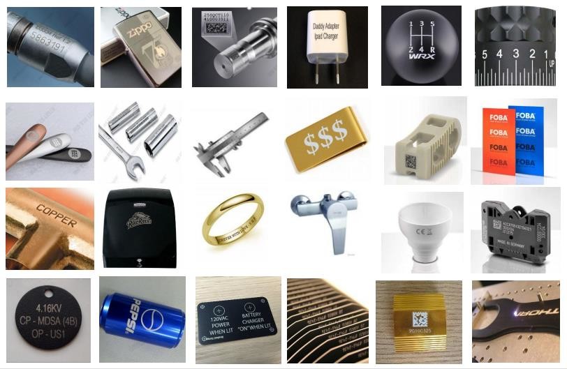 Desktop type fiber laser marking machine price for serial number plate laser marking machine jewelry chain making