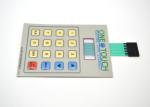 Flat / Embossed Push Button Membrane Switch Keyboard With LCD Display Window