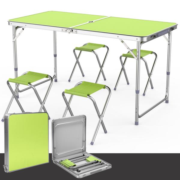 Multipurpose Garden Folding Table And Chairs With MDF Table Top