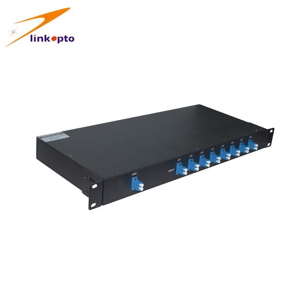 Quality 100GHZ 8CH DWDM Mux Demux Module Rack Mounted ITU Grid for sale