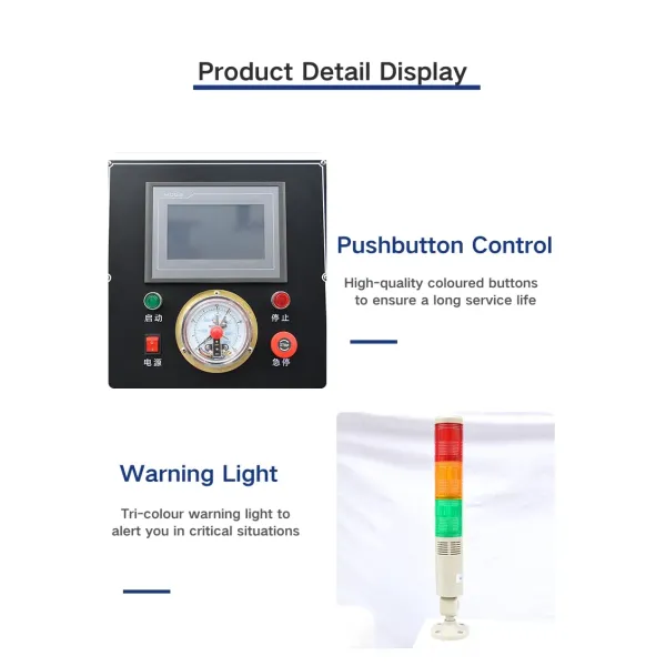 30 Ton Pressure Capacity Plate Vulcanizer with Bilingual Software Support and Four Safety Devices