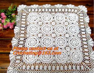 round crochet tablecloth white round tablecloths, Corcheted Lace Table linen, Tablecloth