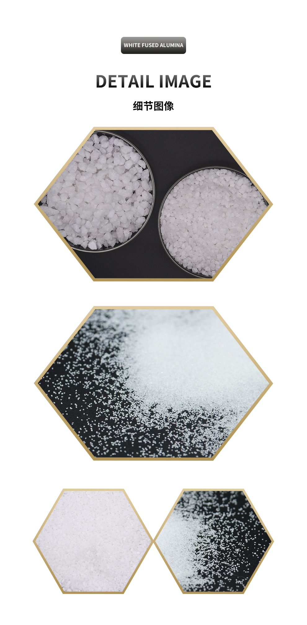 Decoiling Wfa White Fused Alumina/Aluminum Oxide/Alumina Oxide/Corundum