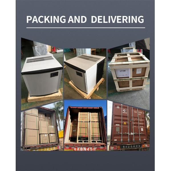 40kg Commercial Automatic Ice Cube Maker Machine 18kg Storage R290