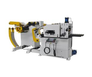 China Sheet Metal Coiling Straightening Machine 2 In 1 Decoiler Straightener Feeder 65m/Min wholesale