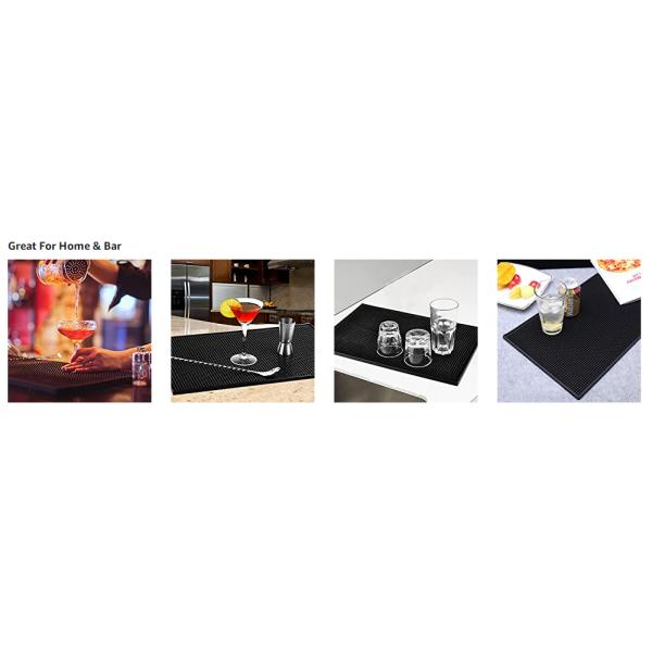 BM-003 Professional Disposable Netting 18"" Service Rubber Mat X12 Bar Beer Bar