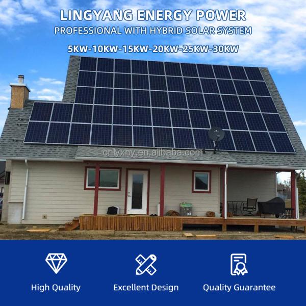 PV Hybrid Solar Energy System Foldable Solar Panels Carport Rooftop Set