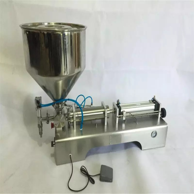 50-600ML Paste Automated Filling Machine 0.6Mpa For Glass Plastic Bottles