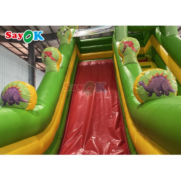 Commercial Grade Water Slide Inflatables Dinosaur Inflatable Bounce Slide For Children