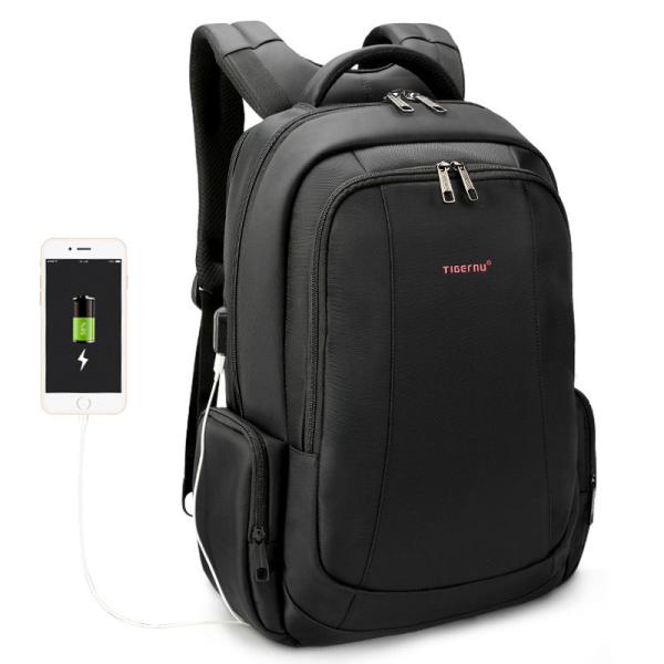 Quality BSCI Usb Charging Business Travel Laptop Backpack For Men 29*9*20cm for sale