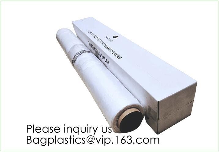 Disposable Plastic Car Cover with Elastic Band Medium Size, Kit De Protection, Car Clean Kit, car protection disposable