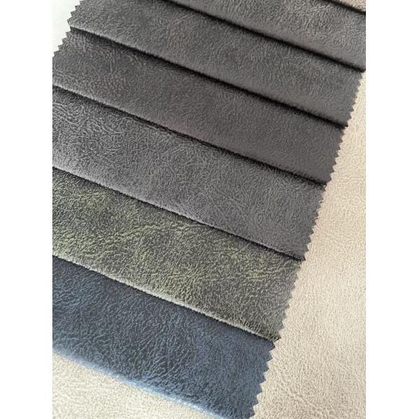 Printed Leather Sofa Fabric Breathable Comfortable For Home Decoration