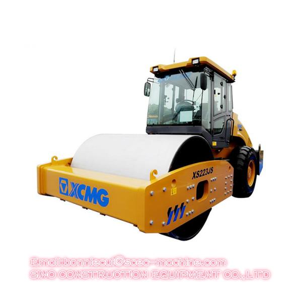 Mechanical Single Drum Vibratory Roller Compactor Compact Road Roller XS223JS