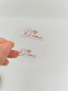 China Moveable Custom Transparent Stickers Adhesive 1,000pcs wholesale