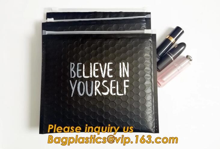 Cosmetic Slider Zip lockk Bubble Bags Bubble Slide Pouch,Zip lockk esd bubble bag bubble packaging wrap cosmetic pouch slide