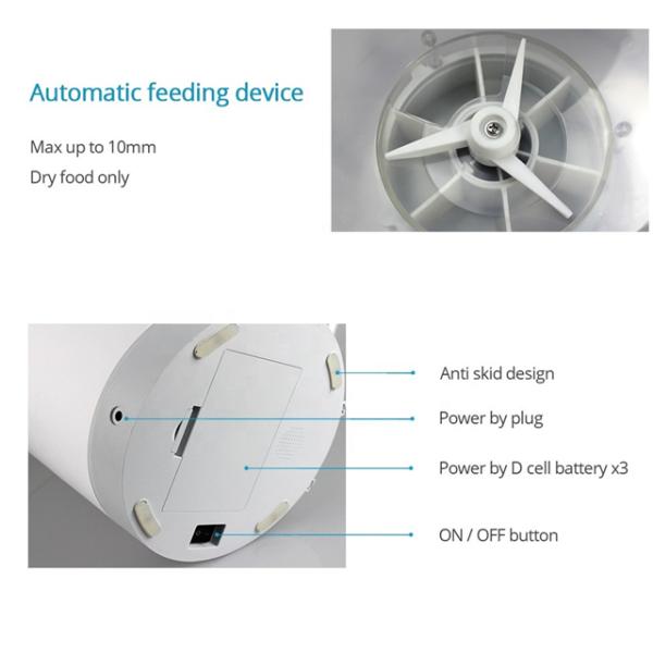 240V 4L Tuya Smart Pet Feeder Automatic Cat Feeder With Camera