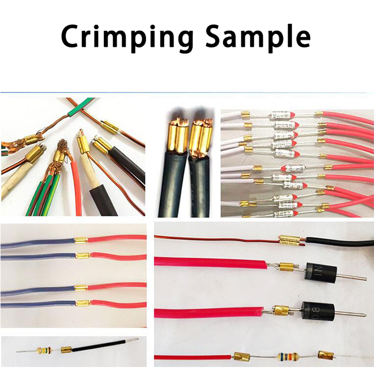 Terminal Crimping Applicator 1100W Copper Belt Welding Machine with Mute Functionality