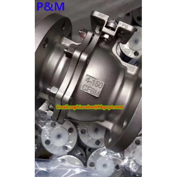 4'' 150# CF8M ANSI ball valve contact Sophia