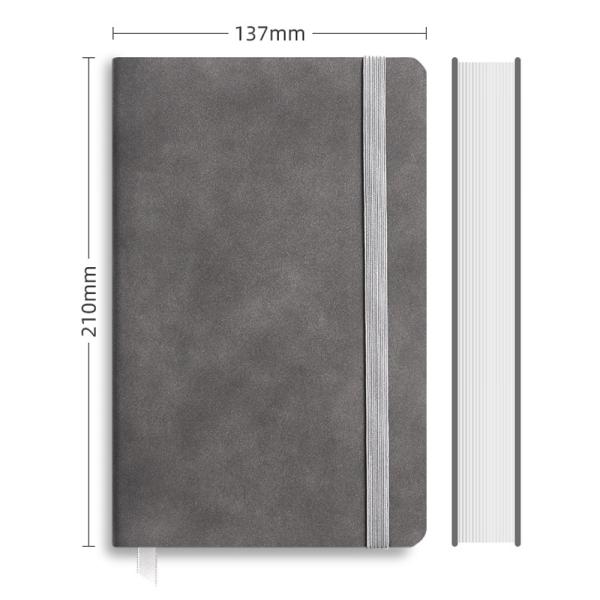 Reusable Soft Leather Notebook A5 Dotted 137mm Width Multi Colors