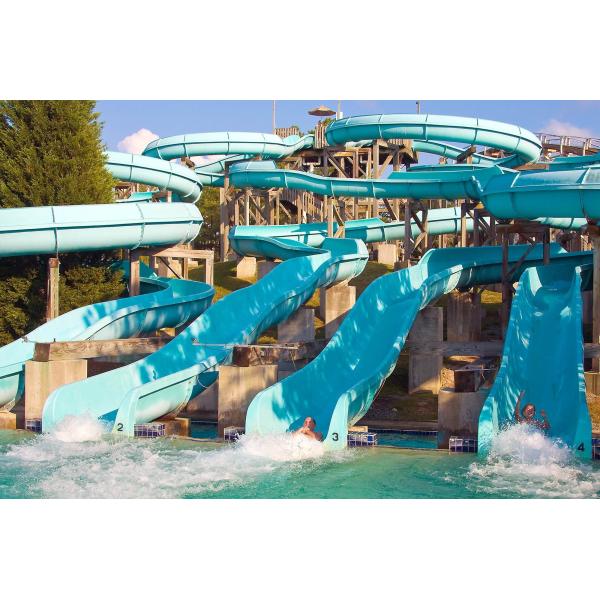 Swimming Pool Fiberglass Water Slide Outdoor Adventure Park Playground Equipment