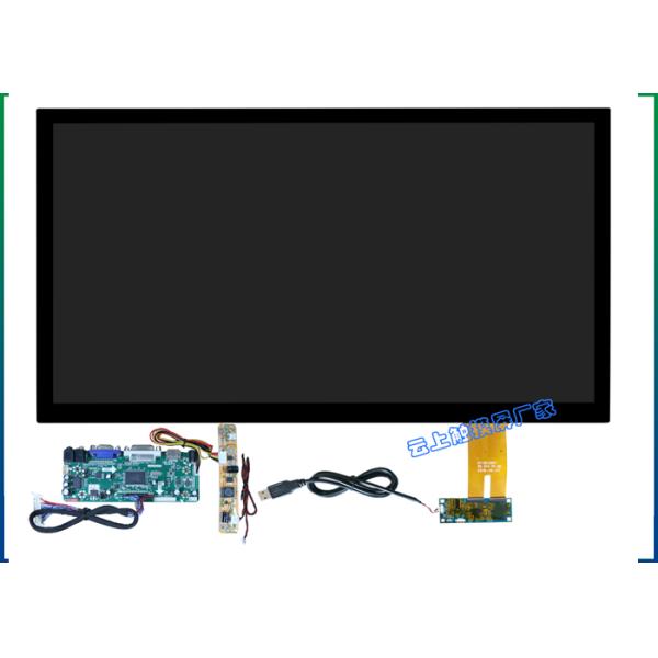 Multi Capacitive Touch Panel Screen 23.8 Inch USB Interface Bonded With Cover Glass