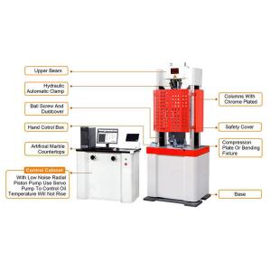 China Professional Servo Hydraulic Testing Machine 250mm Max Piston Stroke wholesale