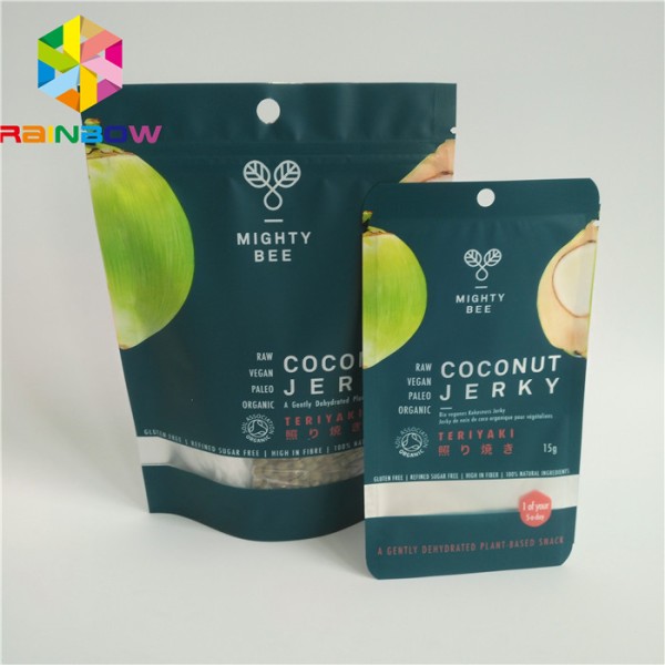 Smell Proof Mylar Bags Stand Up Pouch Packaging Custom Printing Laminated Surface