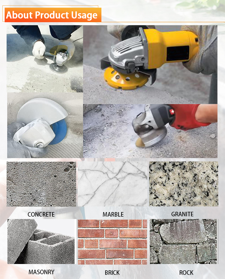 5 Concrete Grinding Wheel For Stone Grinding , Single Row Cup Wheel , Wet Grinding