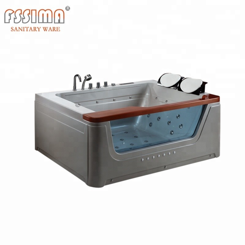 China 5 Foot Waterfall Whirlpool Bathtub Hot Tub 1700x1300x680MM wholesale