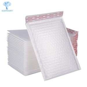 China Disposable 4C Printing White Poly Bubble Mailers 6x10'' Eco Friendly wholesale