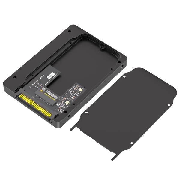 M.2 NVMe to U.2 SSD Adapter 100x70mm Black PCBA