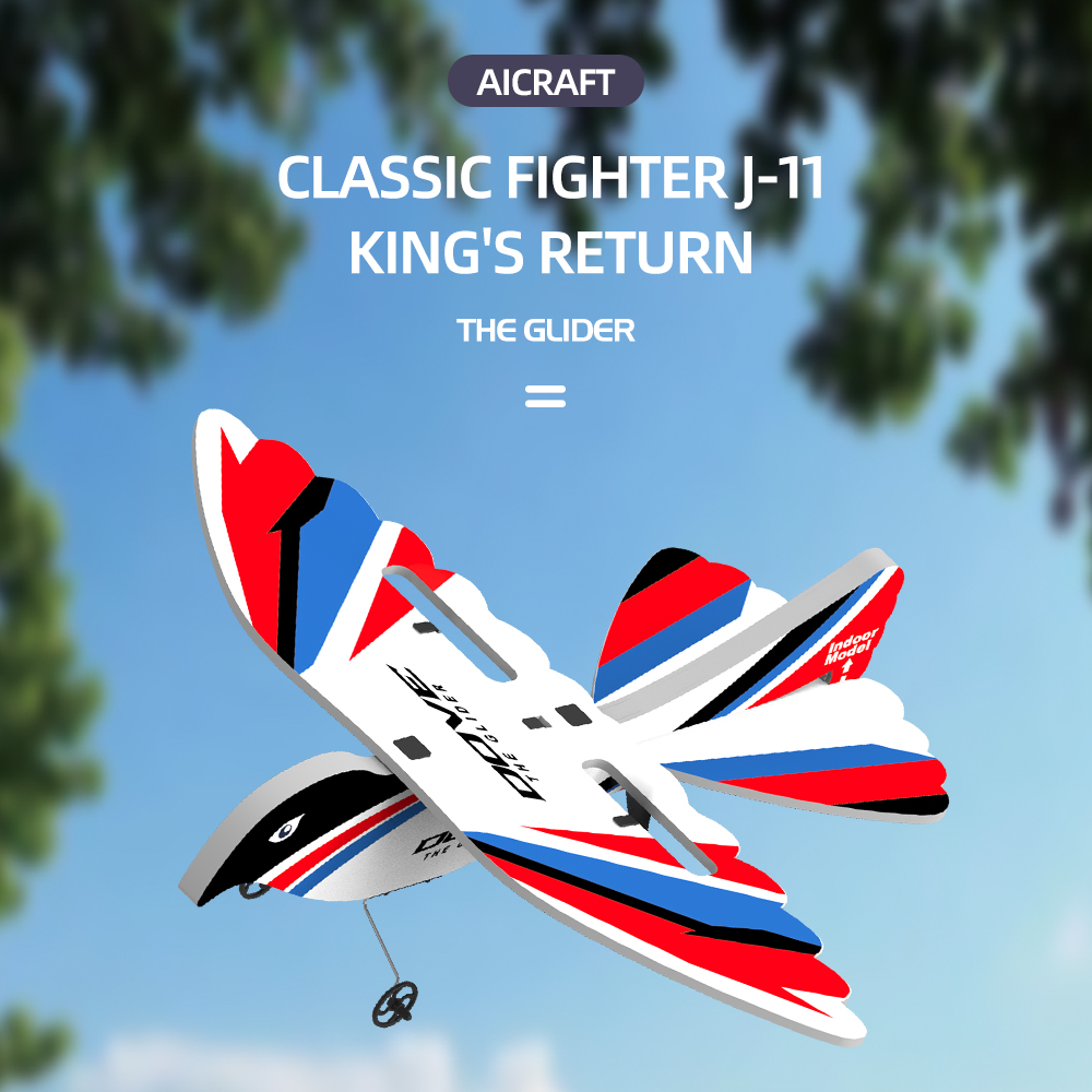 2.4G 3-CH RC Doves Plane Fly Toy RC Airplane MPP Model Brid Toys RC Glider Jet for Remote Control Battery 2*AA not included