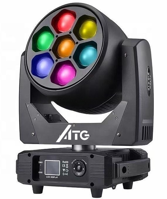 LED Matrix Light MF-1240YR 7X15W RGBW Big Eyes Zoom Light Head for Church Stage Lighting